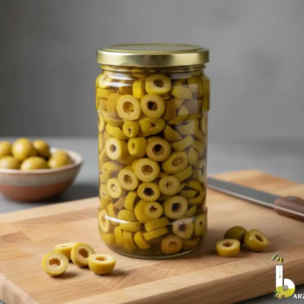 Barza Sliced Olive Pickle 640g – Premium, Tangy & Healthy