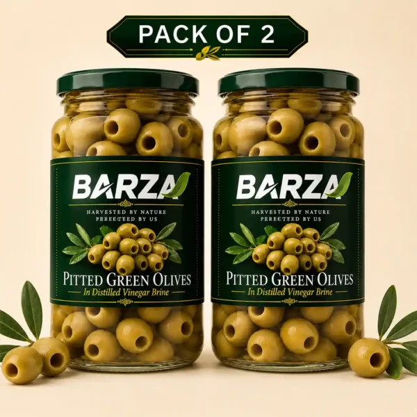 Barza Pitted Olive Pickle 640g – Premium, Tangy & Healthy
